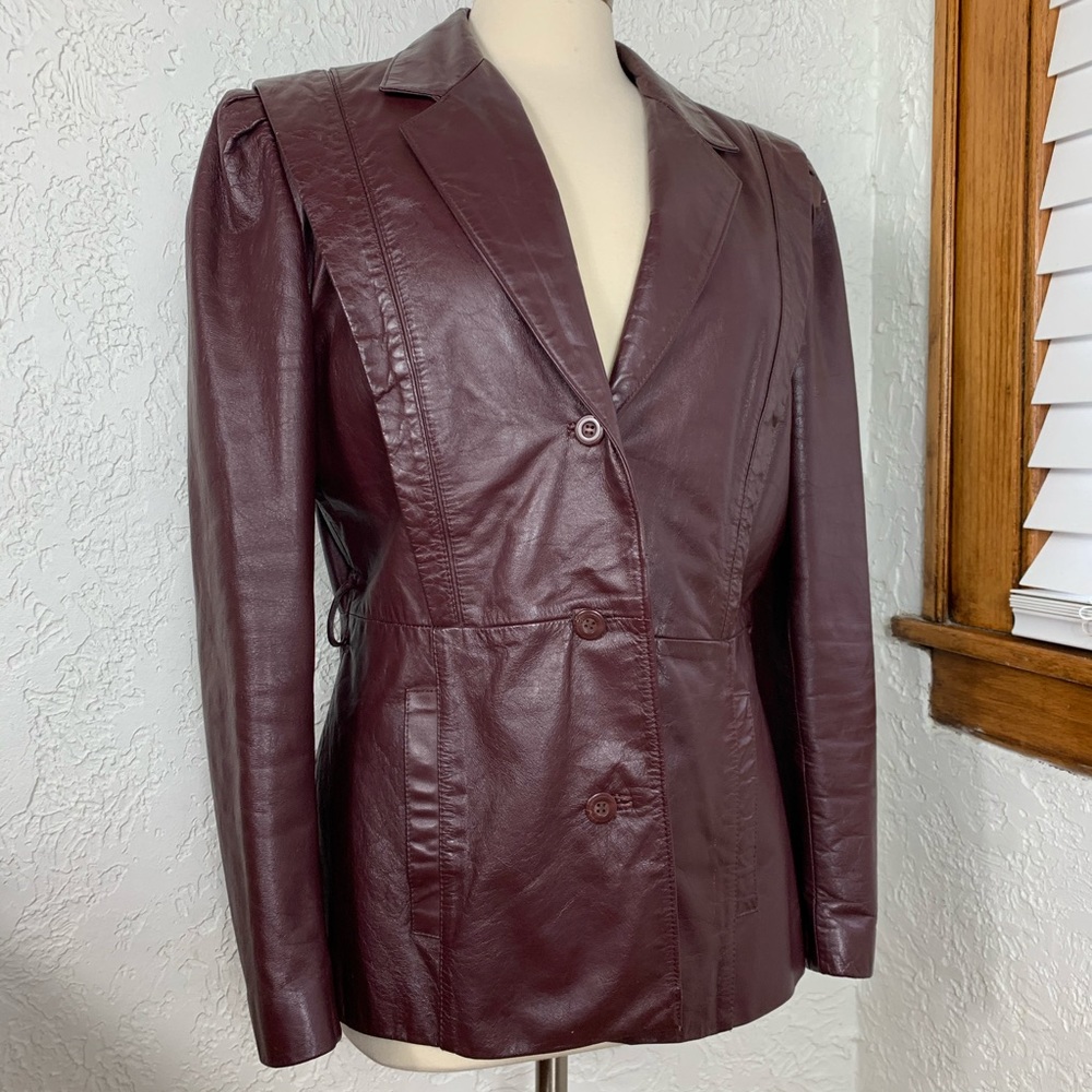 *SOLD*VTG Berman’s | Leather Jacket - Picture 1 of 16